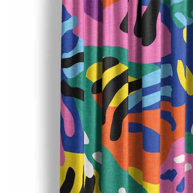 Giulia Multicolor Mockup Curtain Detail