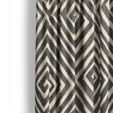 Hoffman Black & Ivory Mockup Curtain Detail