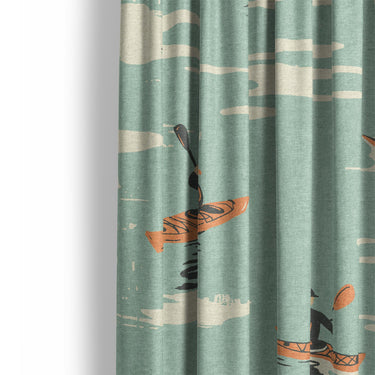 Open Water Kayakers Mockup Curtain Detail