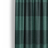 Buffalo Plaid Deep Teal Mockup Curtain Detail