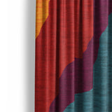 Soraya Multicolor Midtone Mockup Curtain Detail