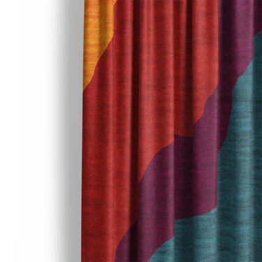 Soraya Multicolor Midtone Mockup Curtain Detail