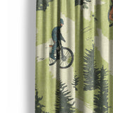 Mountain Bike Park Mockup Curtain Detail