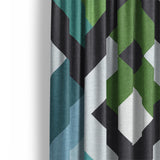 Sonora Blue & Green Mockup Curtain Detail