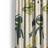 Space Aliens Mockup Curtain Detail