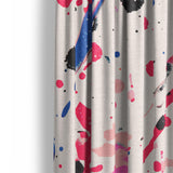 Kayla Paint Splatter Mockup Curtain Detail