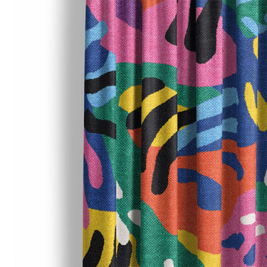 Giulia Multicolor Mockup Curtain Detail