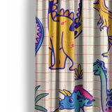 Doodle Dinos Mockup Curtain Detail