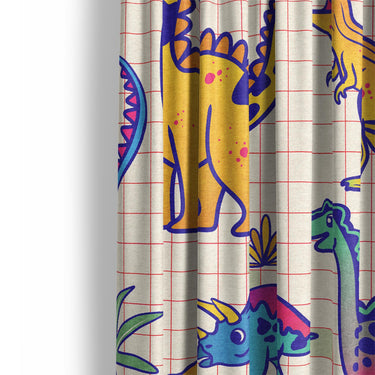 Doodle Dinos Mockup Curtain Detail