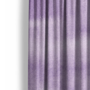 Jacinda Watercolor Purple Ombre Mockup Curtain Detail