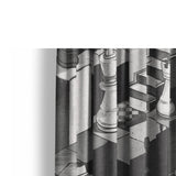 Harmon Surreal Chess BW Mockup Curtain Detail