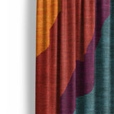 Soraya Multicolor Midtone Mockup Curtain Detail