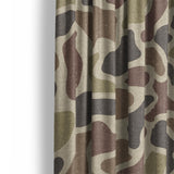 Duck Camo Brown Mockup Curtain Detail