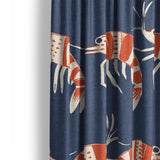 Tribal Prawns Mockup Curtain Detail
