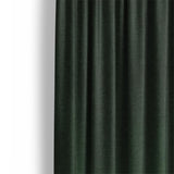 Keanu Watercolor Dark Green Ombre Mockup Curtain Detail