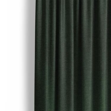 Keanu Watercolor Dark Green Ombre Mockup Curtain Detail
