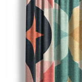 Maxine Multicolor Mockup Curtain Detail