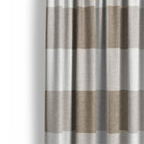 Buffalo Plaid Light Cedar Brown Mockup Curtain Detail