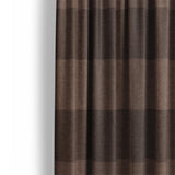 Buffalo Plaid Hickory Brown Mockup Curtain Detail