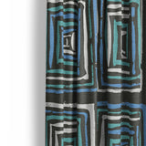 Diego Black & Blue Mockup Curtain Detail