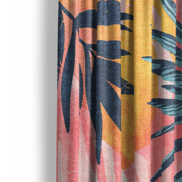 Florian Pink & Blue Mockup Curtain Detail