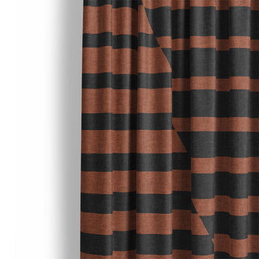 Euclid Black & Rust Mockup Curtain Detail
