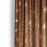 Deer Hide Print Mockup Curtain Detail