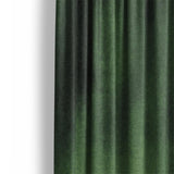 Andromeda Watercolor Navy & Kelly Green Mockup Curtain Detail