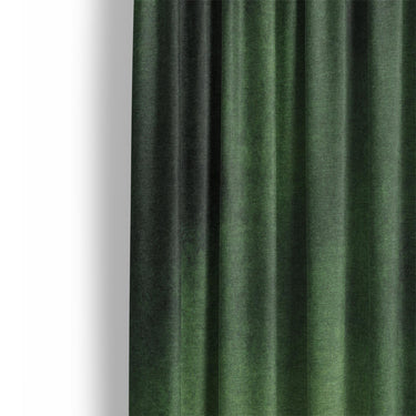 Andromeda Watercolor Navy & Kelly Green Mockup Curtain Detail