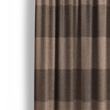 Buffalo Plaid Dark Cedar Brown Mockup Curtain Detail