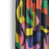 Umberto Black Multicolor Mockup Curtain Detail