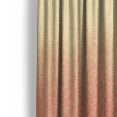 Kieran Watercolor Peach Ombre Mockup Curtain Detail