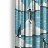 Arctic Penguins Mockup Curtain Detail