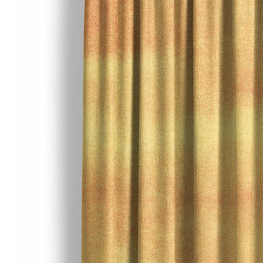 Jacinda Watercolor Fire Orange Ombre Mockup Curtain Detail