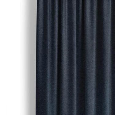 Keanu Watercolor Navy Blue Ombré Mockup Curtain Detail
