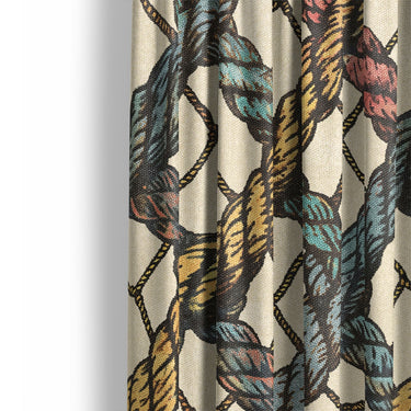Naval Rope Multicolor Mockup Curtain Detail