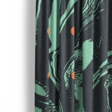 Acid Burn Teal & Orange Mockup Curtain Detail