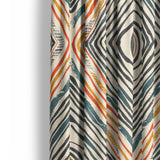 Boden Orange & Blue Mockup Curtain Detail
