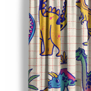 Doodle Dinos Mockup Curtain Detail