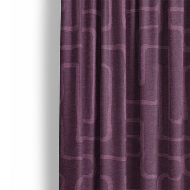 Terra Purple Mockup Curtain Detail