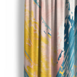 Egon Blue & Yellow Mockup Curtain Detail