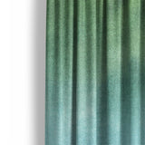Micah Watercolor Blue & Green Mockup Curtain Detail
