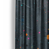 Jacob Navy & Orange Mockup Curtain Detail