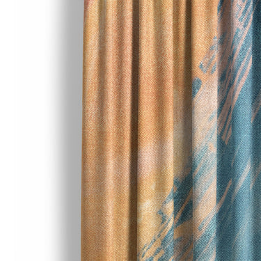 Eloise Blue & Pink Mockup Curtain Detail