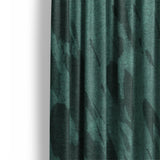 Hurley Splatter Dye Teal Mockup Curtain Detail
