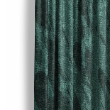 Hurley Splatter Dye Teal Mockup Curtain Detail