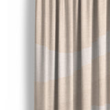 Sinuous Ivory Monochrome Mockup Curtain Detail