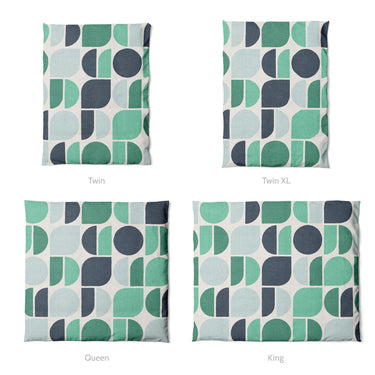 Otto Turquoise Mockup Duvet Sizing