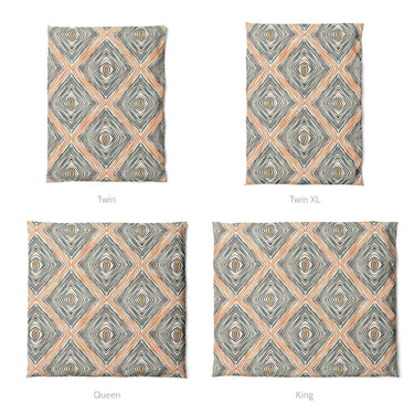Boden Orange & Blue Mockup Duvet Sizing