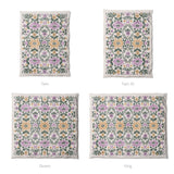 Corriana Green & Purple Mockup Duvet Sizing